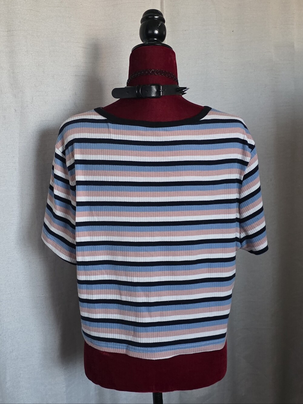 Striped Ribbed Top - Picture 3 of 4